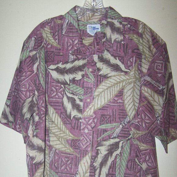 VINTAGE REYN SPOONER HAWAIIAN FLORAL CAMP SHIRT - Picture 1 of 11